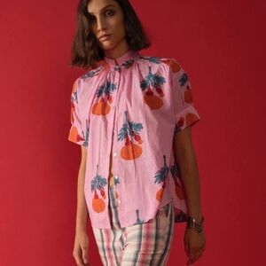 Alix of Bohemia Kitsey Hibiscus Shirt - XS